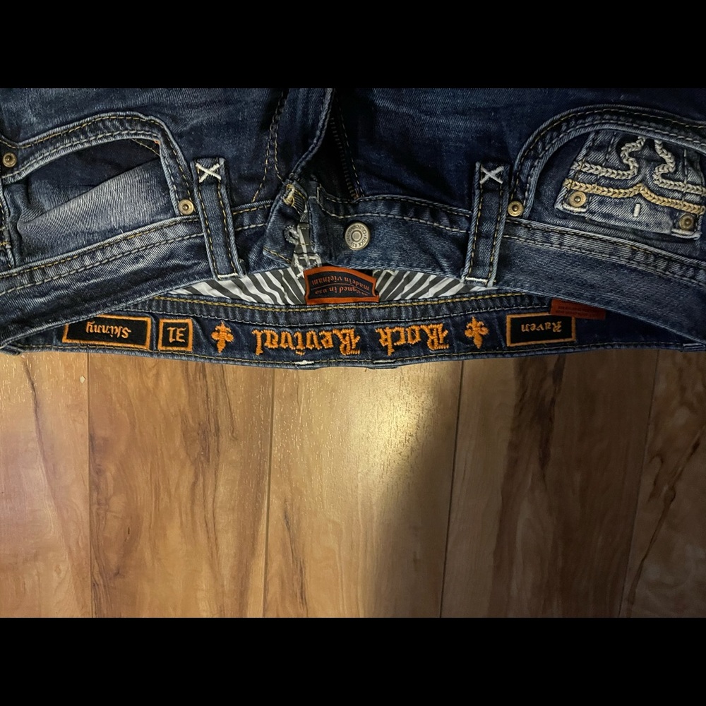 Rock revival skinny jeans, like new, worn 1 time